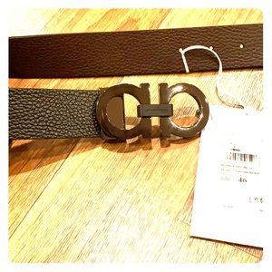 Men's Ferragamo Reversible Belt